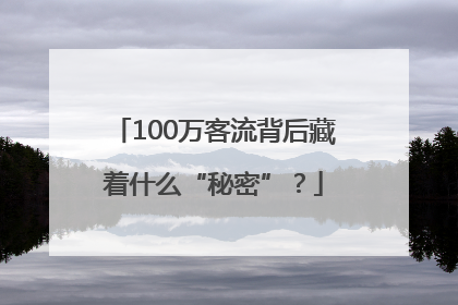 100万客流背后藏着什么“秘密”？
