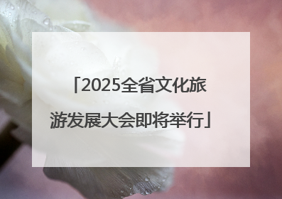 2025全省文化旅游发展大会即将举行