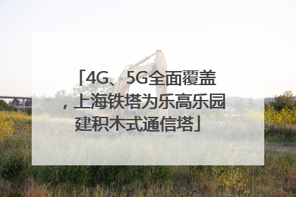 4G、5G全面覆盖，上海铁塔为乐高乐园建积木式通信塔