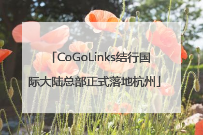 CoGoLinks结行国际大陆总部正式落地杭州