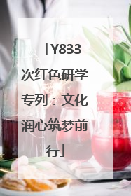 Y833次红色研学专列：文化润心筑梦前行
